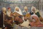 L'Exorcisme - Musiciens arabes chassant le djinn du corps d'un enfant (1884)