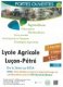 Affichage JPO LYCEE AGRICOLE LUCON PETRE 1