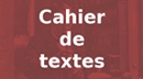 Cahier de textes en ligne