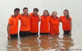 Equipe 2016 raid ECLORE au lac Saint Cyr