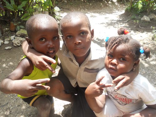 Trois petits Haïtiens