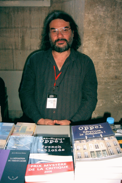 Jean-Hugues Oppel au 3e Festival du polar méditerranéen de Villeneuve-lez-Avignon, octobre 2007 (Photo : Jean-Marie DAVID)
