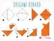 Origami renard