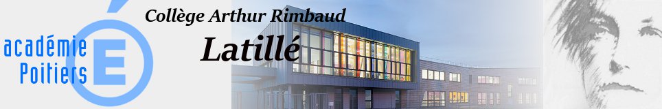 Site du collège Arthur Rimbaud de Latillé (86)