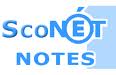 SCONET NOTES