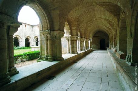 Vue intérieure de l'abbaye