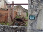 Oradour, garage Desourteaux, un des lieux de massacre des hommes du village
