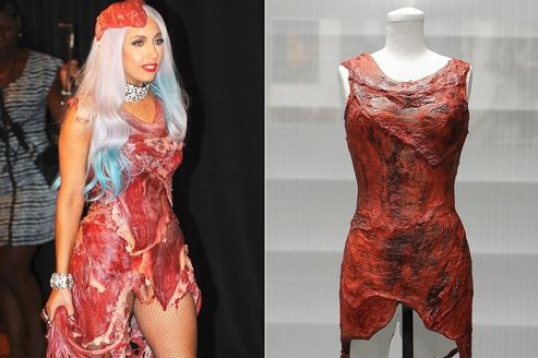 La robe faite de viande de Lady Gaga