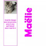 Marque-page Maëlie