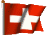 Die schweizerische Flagge.