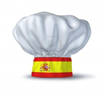 10892053-symbole-cuisine-espagnole-representee-par-un-chapeau-de-chef-avec-le-drapeau-de-l-39-espagne-isole-s