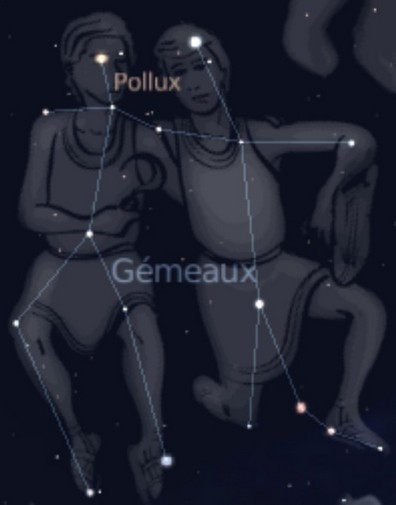 la constellation des gémeaux