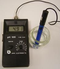 le pH-mètre : il permet une mesure plus précise et plus rapide du pH