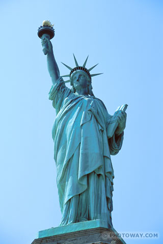 la Statue de la Liberté : du cuivre oxydé