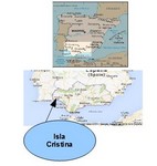 Carte Isla Cristina Espagne