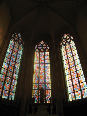 Les vitraux de l'abside
