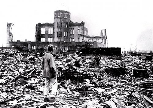 Hiroshima après le bombardement du 6 août 1945
