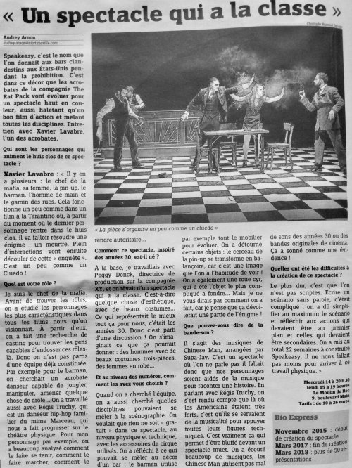 Article de presse - Niort ma ville