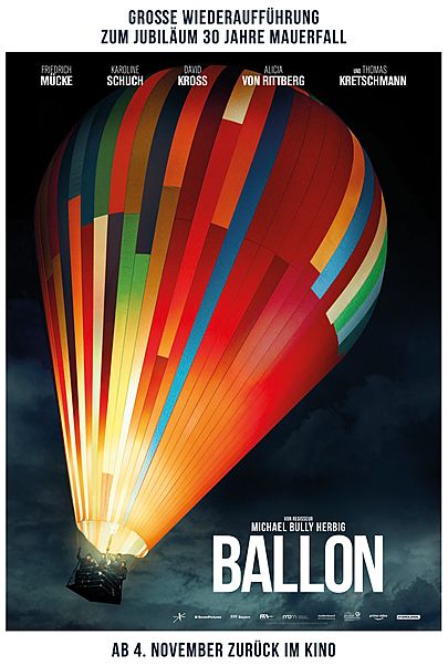 affiche du film "Le vent de la liberté/Ballon"