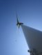 Au pied de l'éolienne
