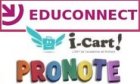 ENT ICart (via Educonnect) - Services en ligne, dont Pronote 