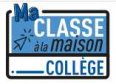 Ma classe à la maison - Collège: Se connecter sur le site