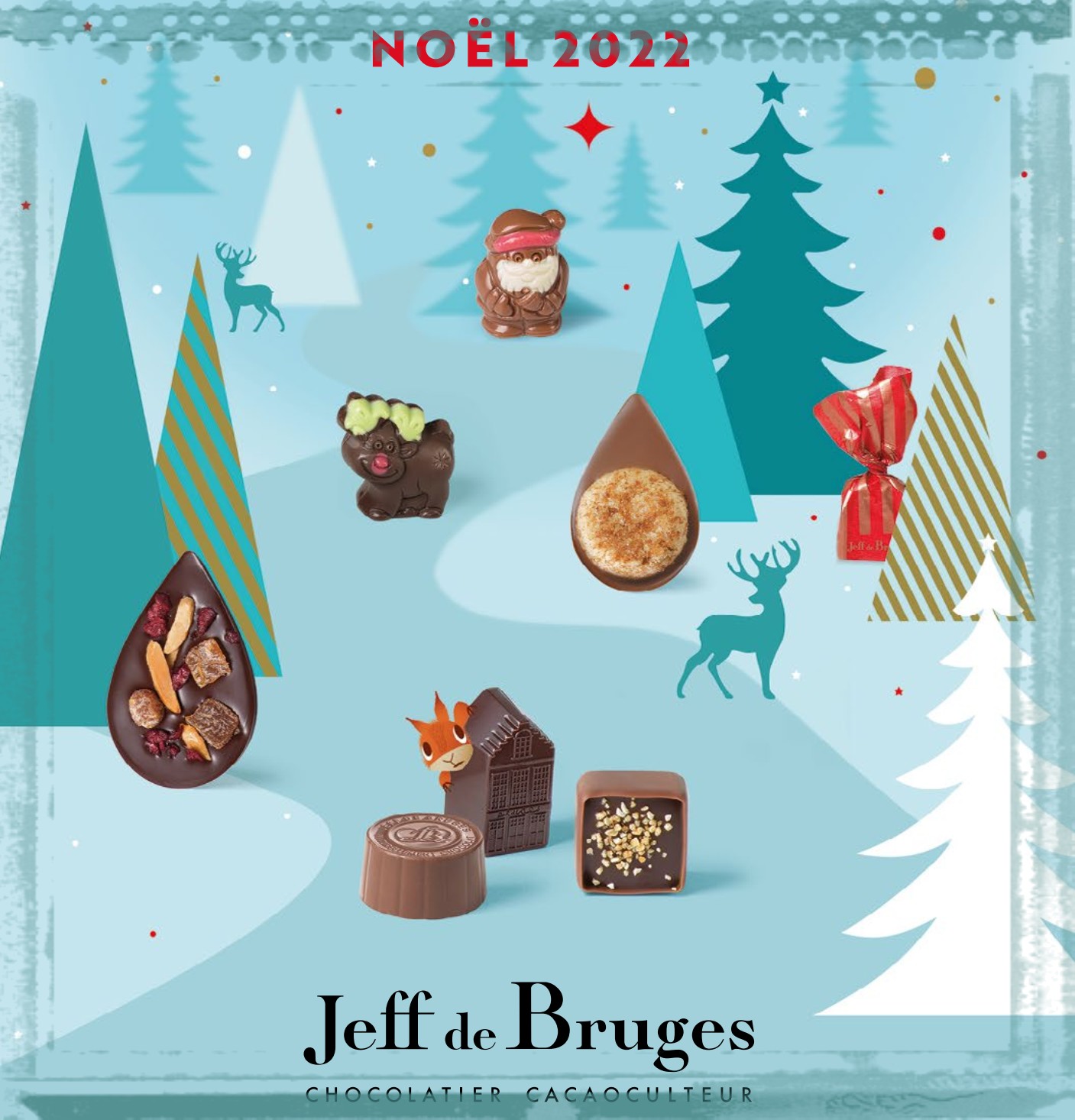 Jeff de Bruges : Commandez vos chocolats de Noël 2023