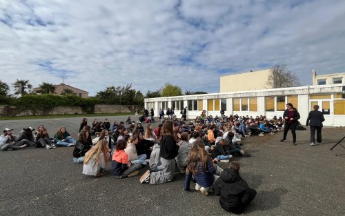 Rassemblement pour la remise des prix