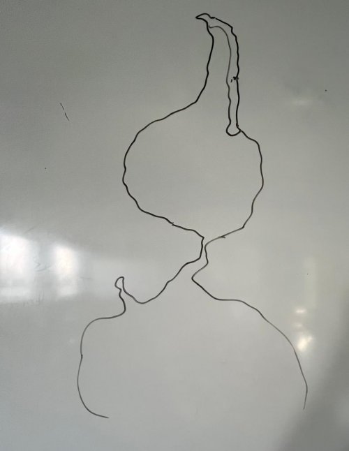 Carte du Chili dessinée par l'intervenant