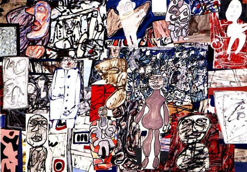 Collage de Jean Dubuffet