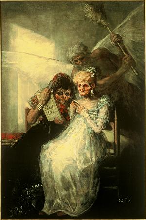 Goya, "Les Vieilles ou le temps", 1808-1812