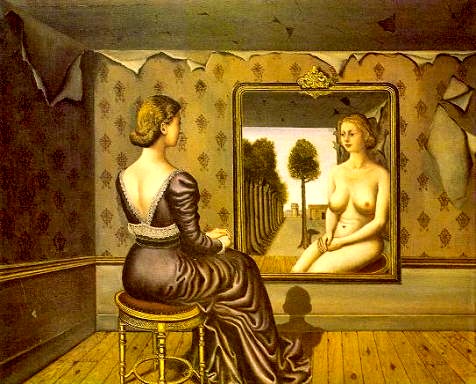 Paul Delvaux, "le miroir", 1936