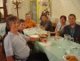 Le dernier soir, au restaurant à Rome, où élèves et accompagnateurs ont diné.