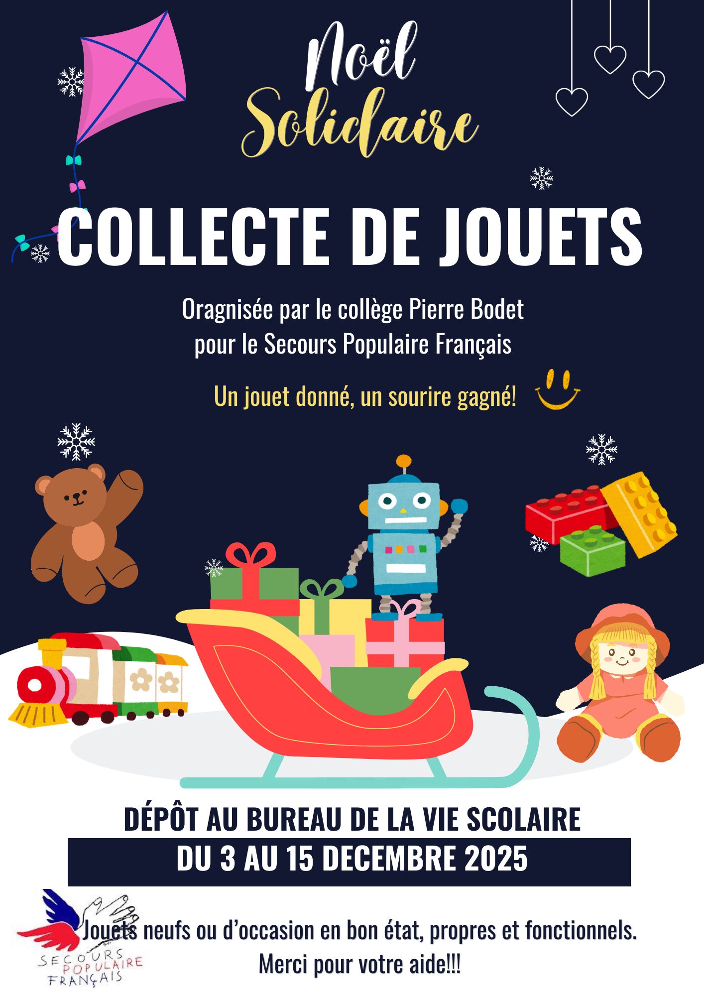 Collecte De Jouets Pour Noel