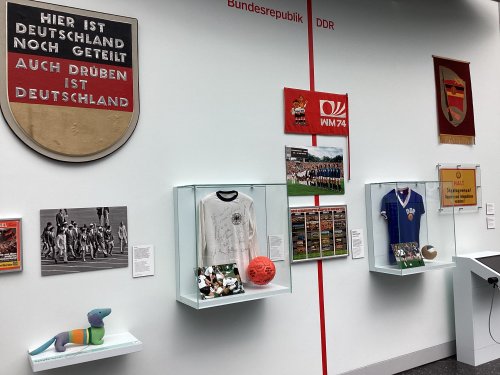 Dans le musée, sur le football allemand