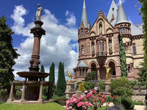 Le château et ses fleurs 
