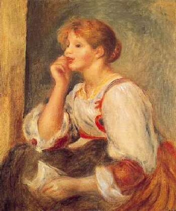 La femme à la lettre, Renoir, 19ème