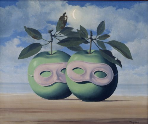 rene_magritte_les_pommes_masquees_1966