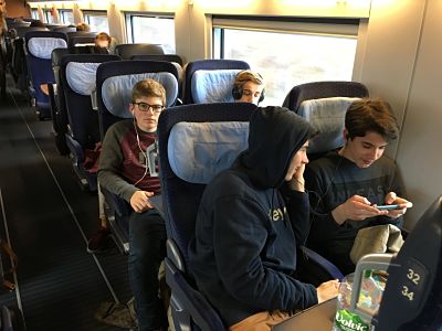 Dans le train vers Schweinfurt