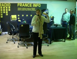 Le studio mobile de France Info