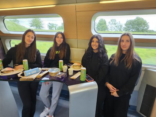 L'appétit vient en voyageant, même à bord du TGV qui nous ammène à Strasbourg