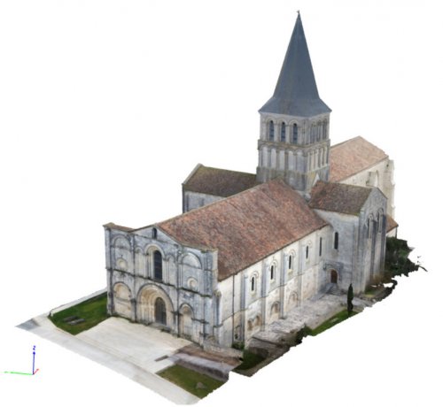 Modélisation 3D de l'église