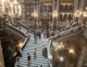 Perspective sur les balcons et l'escalier de l'Opéra