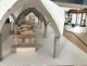 Zoom sur l'espace pique-nique sous les arches protectrices.