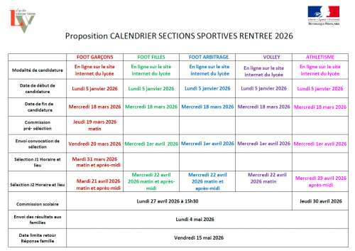 R2026 Calendrier Sections Sportives